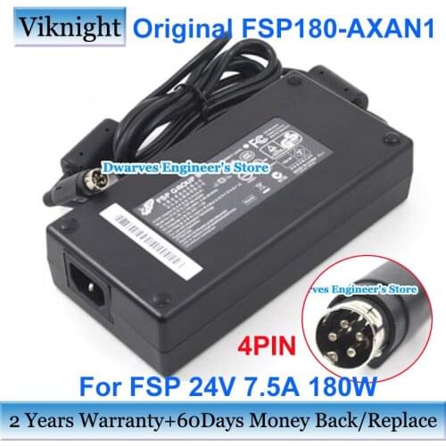 Genuine FSP180-AXAN1 FSP Power Supply Adapter 24V 7.5A For TARGA LT3010 CIRCULAR TFT LCD TV For SOLIDOODLE 3D PRINTER Charger