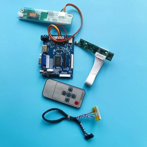 Work For Kit Controller board VGA Screen 17.1" For LP171WP4/LP171WP4-TLQ2 HDMI 30pin 1440×900 Panel monitor LED remote 2AV LCD