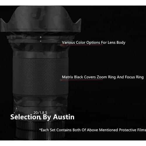 Premium Decal Skin For Nikon Z 20 F1.8S Lens Skin Guard Sticker Protector Anti-scratch Coat Wrap Cover Case