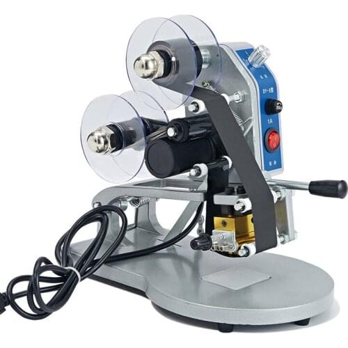 Direct Thermal Barcode Reader 220V 50/60HZ Ribbon Encoding Machine Manual Production Date Printer Imprinting Machine LK