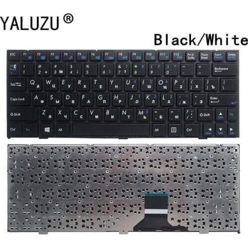 Russian for Clevo M1110 M1110Q M1111 M1115 M11X M1100 W110ER RU White laptop keyboard