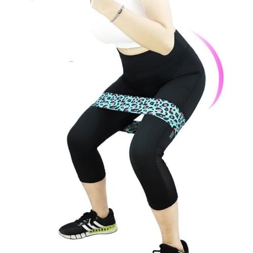Leopard Print Non Slip Resistance Circle Hip Circle Band Hip Band