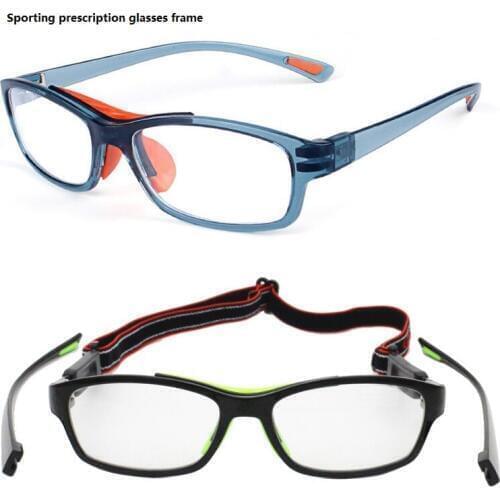 SL010 TR90 steel hinge light weight shield shape full-rim new basketball sporting changeable temple prescription glasses for boy