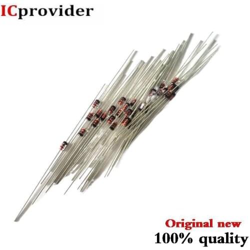 100pcs 1W Zener diode DO-35 1N4749A 24V 1N4748A 22V 1N4747A 20V 1N4746A 18V 1N4745A 16V 1N4744A 15V 1N4743A 13V