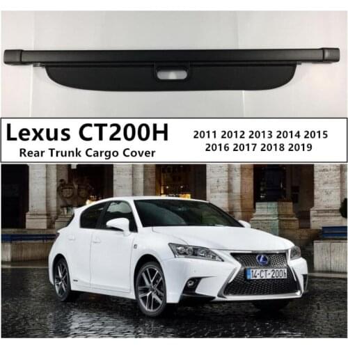 Rear Trunk Cargo Cover For Lexus CT200h 2011-2019 High Qualit Security Shield Auto Accessories