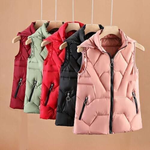 Womens Waistcoat Spring Autumn Wear Vest 2021 All-match Short Slim Warm Large Size 5XL Thickened