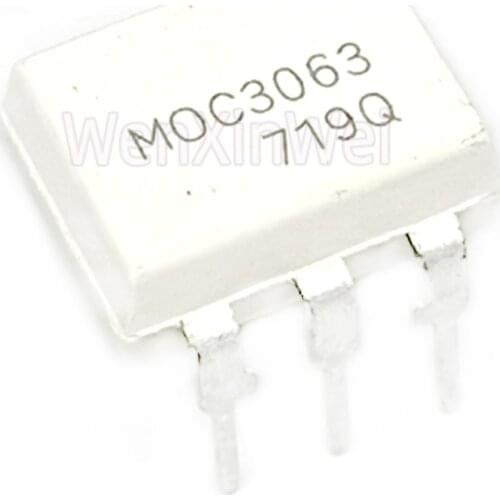 10PCS/LOT MOC3063 DIP6 3063 DIP Optocoupler Lsolator New SIP-6