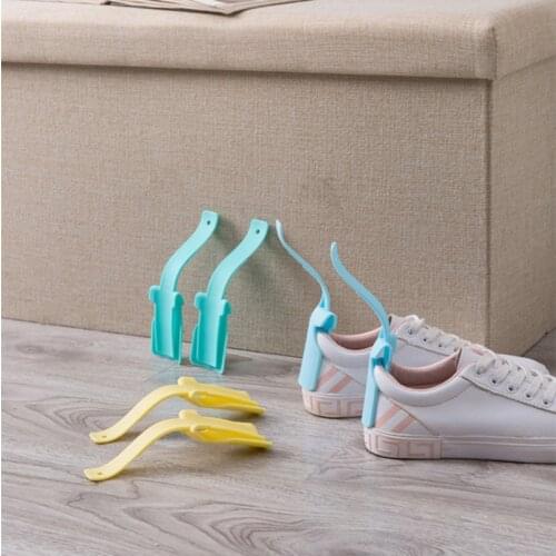 2PCS Lazy Shoes Helper Lazy Shoehorn Shoes Helper Unisex Easy To Put On And Off Sturdy Non-slip Assistant Wear Shoe Helper