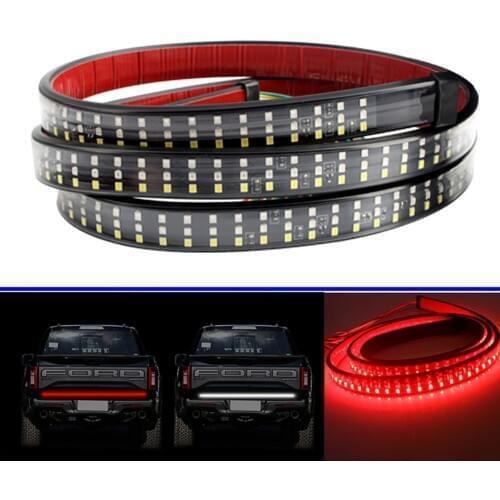 60 Inch LED Strip For Pickup Triple Row Truck Tailgate Light Reverse Turn Signal Brake Light For Jeep Dodge SUV Ford Accessories