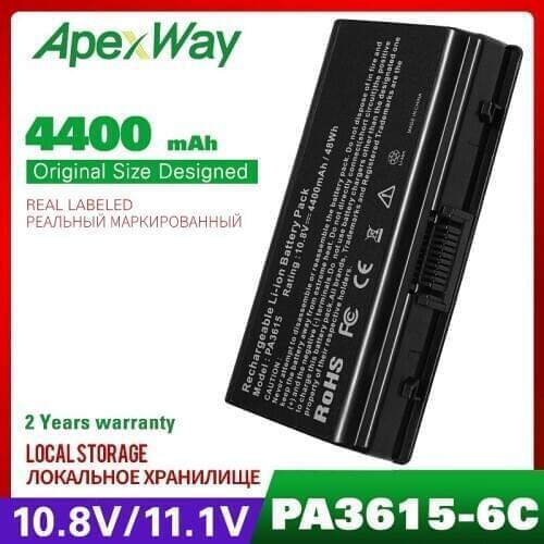 10.8V ApexWay Laptop battery for Toshiba Equium L40 Series L40-14I L40-156 L40-17M Satellite Pro L40 Series L40-159 PA3615U-1BRS