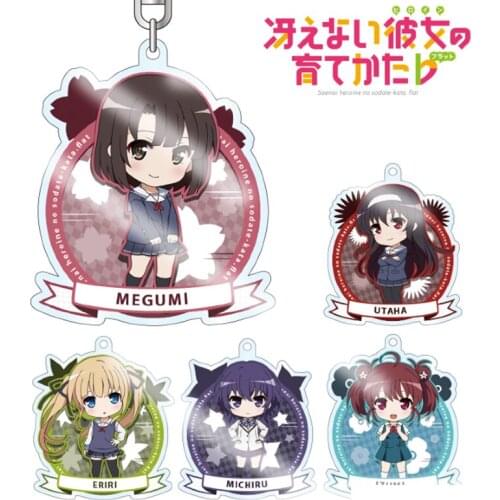 Acrylic Pendant Keychain Anime Saekano: How to Raise a Boring Girlfriend Katou Megumi Sawamura Spencer Eriri Megumi Kato
