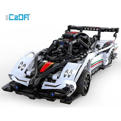 Cars Ornaments Technoical Programmable Sports Cars plastic Building Blocks Educational Childs Gifts High-Tech Model Toys