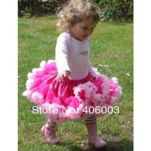 Free Shipping Fluffy Pettiskirt Kids Tutu Skirts Baby Girls Petticoat