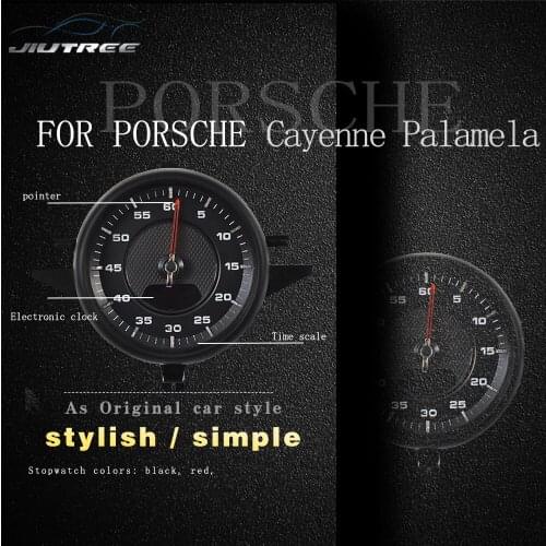 For Porsche Cayenne Palamela Dashboard Interior Compass Time Electronic Instrument Clock Car Stopwatch