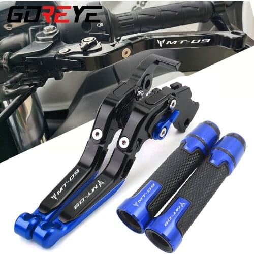 For YAMAHA MT09 MT-09 MT 09 FZ09 FZ-09 FJ09 2014 2015 2016 2017 2018 2019 Tracer 900 Motorcycle Brake Clutch Levers Handle Grips