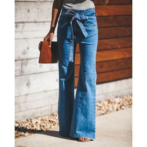 Jeans Women Solid Vintage High Waist Wide Leg Denim Trousers Simple Students All-match Loose Fashion Harajuku Womens Chic Casual