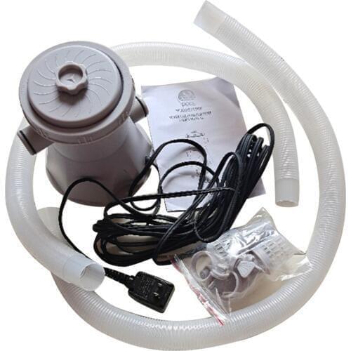 Electric Pool Filter Pump Clear Cartridge Filter Pump for Above Ground Pools Swimming Pool Filter Fit Cleaning Tool