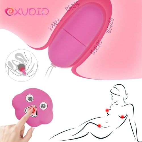 EXVOID Remote Egg Vibrator Wireless Love Egg G-Spot Massager Clitoris Stimulator Dildo Sex Toys for Women Orgasm Sex Shop