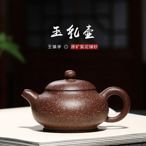 Pure manual recommended the cream tea house all hand sanding purple clay pot teapot a undertakes to direct manufacturers