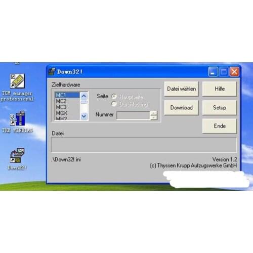 Elevator Upgrade Program Tool MC1 MC2 MC3 Work Program Upgrade Software TQ004