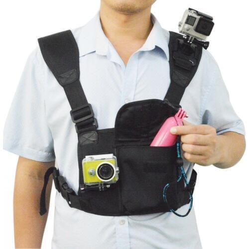 Shoulder Chest Dual Double Mount One on Shoulder One on Chest Bag Strap Harness