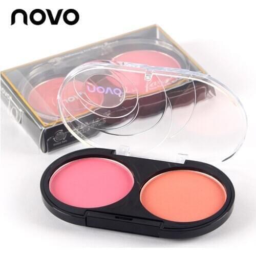 NOVO365 Rose Face Cream Blush Make Up Palette Matte Red Pink Peach Rouge Beauty Blusher Brozer Powder Pigment Cosmetics
