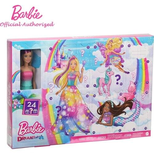 Barbie Original Girl Doll Fairytale Fashion Kid Toys Funny Skirts Accessories Pretend Baby Brinquedos GJB72 For Children Gift