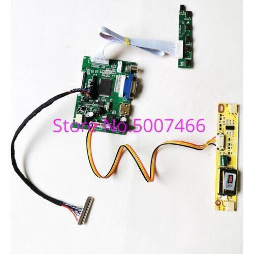 Fit LTN154X5-L02 LTN154X9-L01/L03 LTN154XB-L01 screen 15.4" 1280*800 2CCFL 30-Pin LVDS VGA AV monitor controller board kit