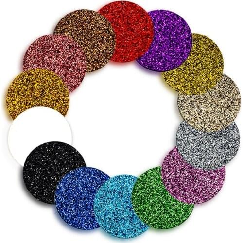 20Pcs/Lot Glitter Diffuser Pads Colorful Aromatherapy Felt Pads Fit For Essential Oil Diffuser Perfume Locket DIY Jewelry Making