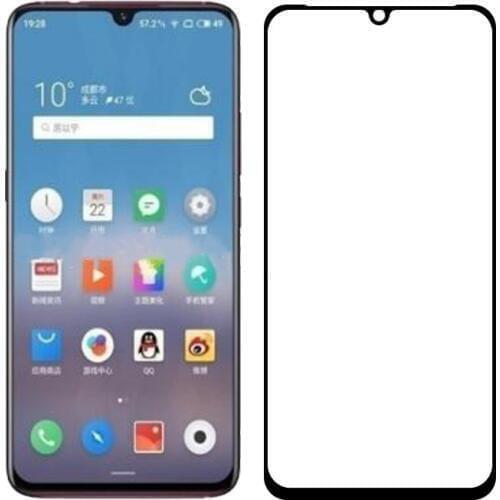 Full Cover Glue Tempered Glass For Meizu Note 9 Note9 Screen Protector Color Black White Protective Film Guard