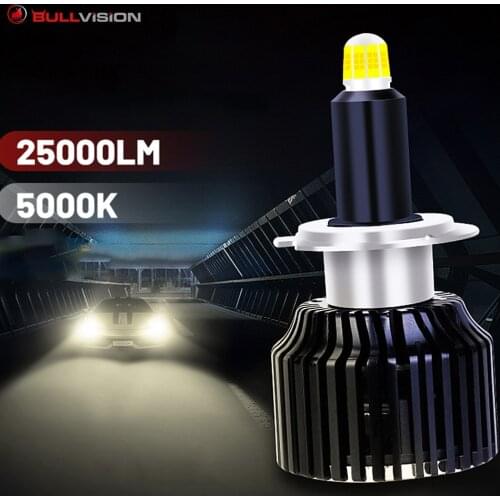 LED Headlight Bulbs Warm Yellow LED 5000K H1 HB3 9005 H8 HB4 9006 H7 3D 360degree CSP fog lamps for cars auto 50W~55W 12V