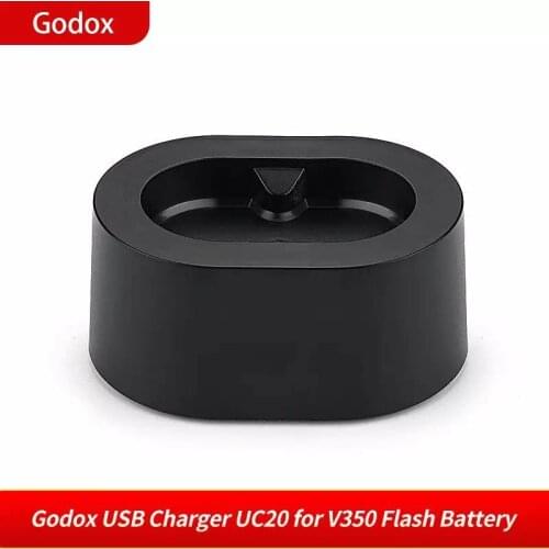 Godox UC20 USB Battery Charger for Charging Godox VB20 V350F V350C V350S V350N V350 On-Camera Flashes Battery