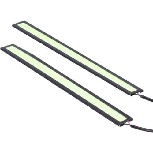 2pcs Car LED Lights Waterproof Super Bright COB Fog Driving Daytime Running Lamp 12V Universal Auto Accessory
