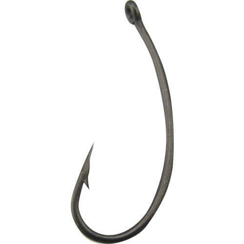 50PCS Matt Black Coated Carp Hooks, Turn Down Style, Micro Barbed, Various Sizes for Carp Fishings