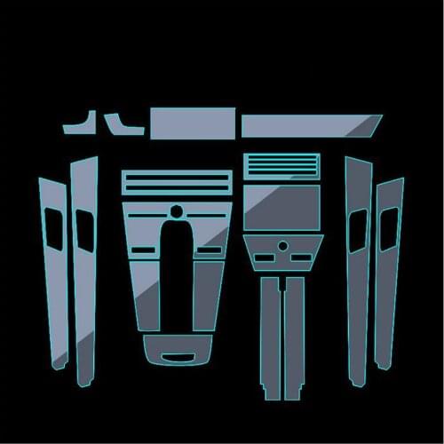 Car-Styling New Car Interior Trim Dashboard Clear Paint Protective Film Stickers for Porsche Panamera 2010-2018