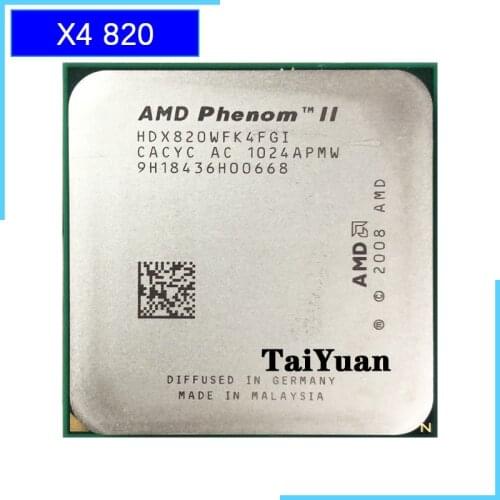 AMD Phenom II X4 820 2.8 GHz Quad-Core CPU Processor HDX820WFK4FGI Socket AM3