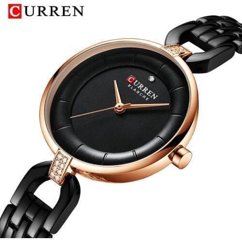 CURREN New Women Luxury Brand Watch Waterproof Fashion Lady Wristwatch for Woman Clock Ladies Quartz Watches Relogio Feminino