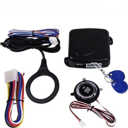 DC12V 4mA Stops Automatically Car RFID Engine Lock Engine Push Stop Start Button Lock Ignition Starter Alarm