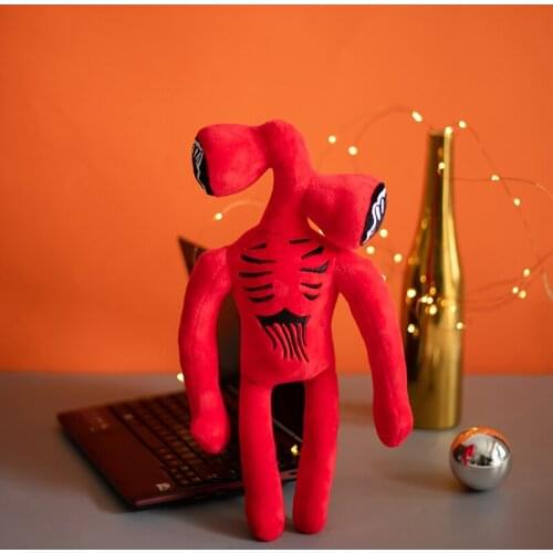 Siren Head Plush Toy White Black Sirenhead Stuffed Doll Horror Character Figures Peluches Toys for Children Birthday Gift