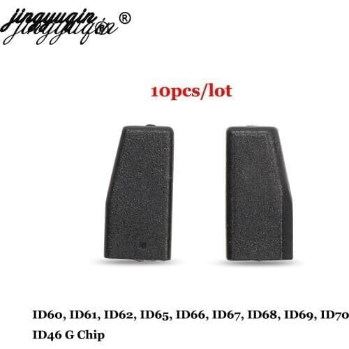 Jingyuqin 10pcs for Auto Remote key Locksmith Tool ID46 ID60 ID61 ID62 ID65 ID66 ID67 ID68 ID69 ID70 G 4C Transponder Chip