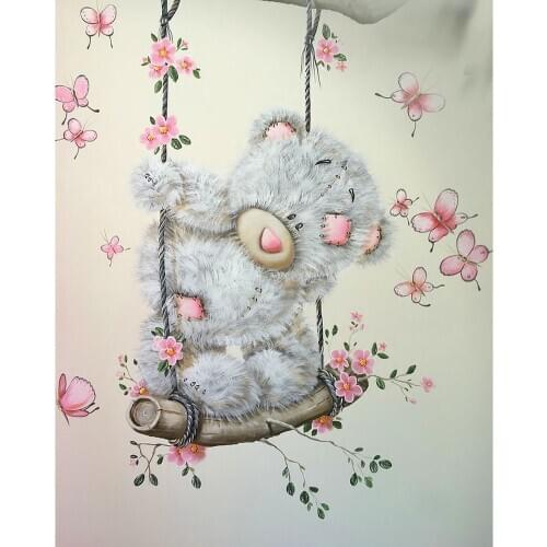 KEXINZU Full Square/Round Drill 5D DIY Diamond Painting "Cartoon bear" Embroidery Cross Stitch 5D Home Decor Gift Y79056