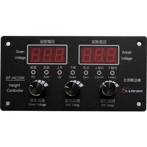 Maxgeek SF-HC25K Display Panel w/Encoder Knobs for Plasma Torch Height Control CNC Plasma Cutting Machines