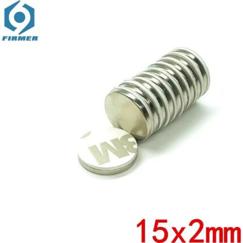 N35 Strong Disc NdFeB Magnet 15x3 12x1 10x2 8x6 8x3 18x1 3M double-sided tape Belt with 3M self - adhesive Neodymium Magnets