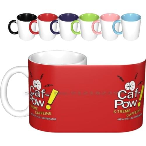 Caf-Pow-X-Treme Original Ceramic Mugs Coffee Cups Milk Tea Mug Ncis N C I S Abbie Cafpow Caf Pow Coffee Leroy Jethro Gibbs