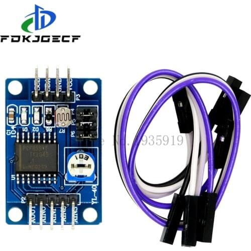 PCF8591 module AD / DA conversion modules analog-to-digital / digital-to-analog conversion+Cable