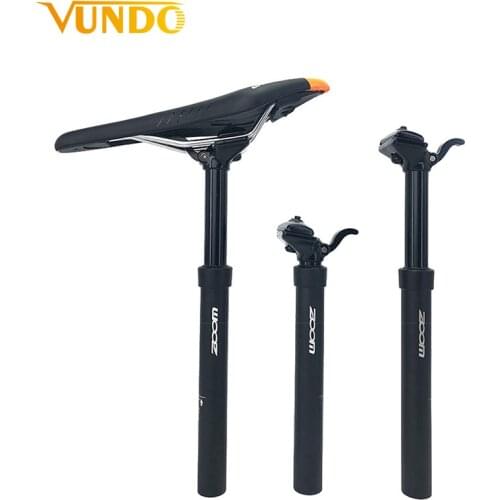 ZOOM MTB Dropper Seatpost Suspension Adjustable Shock Absorber Bike Seat Post Shockstop Damping Seat Tube Bicycle Part 30.9 31.6