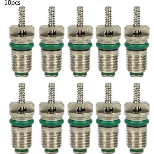 New 10Pcs AC R134A Valve Core Automotive Car Air Conditioning Cores Needles Repair