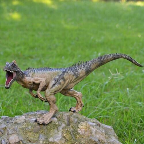 Jurassic simulation static dinosaur world model new dinosaur toy plastic allosaurus large W1D6