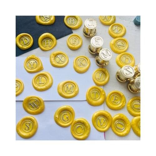 Cute wax seal letters wax seal 12mm diameter envelope seal stamp MINI letters seal Icon Lacquer Seal Copper Head Greeting Card