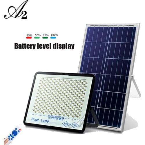 A2 300W Solar Lamp Super Bright Last 10 Hours LED Wireless Outdoor Home Cellar Garden Large Panel Light Lantern 100W 200W 50W